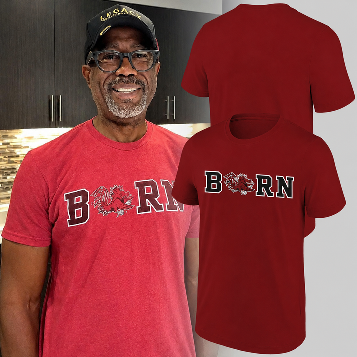 Exclusive "Born a Gamecock" T-Shirt Darius Rucker for South Carolina Gamecocks fans