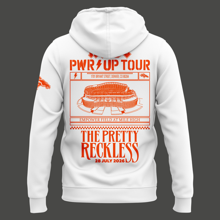 Exclusive Version Denver Broncos x PWR/UP TOUR Zip Hoodie 2026