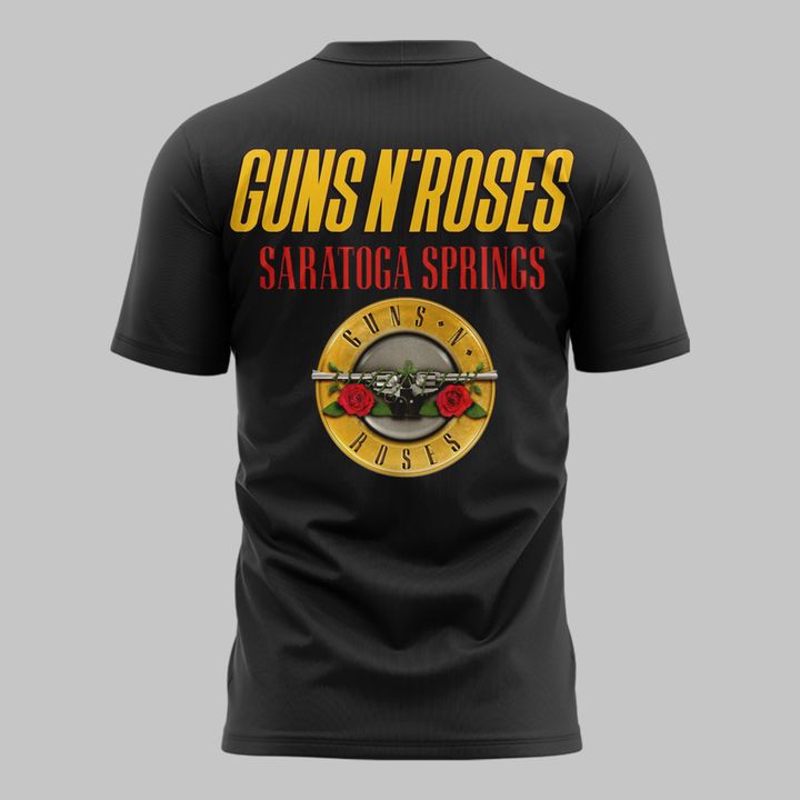 Newest Shirt Guns N' Roses - Saratoga Springs, NY Event Shirt - World Tour 2026 T-Shirt