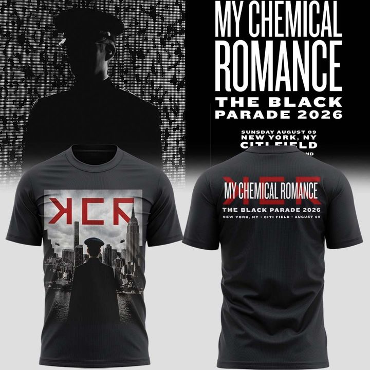 My Chemical Romance The Black Parade 2026 Tour – Citi Field New York NY T-Shirt