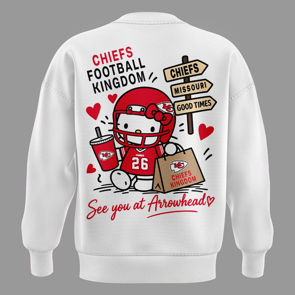 Limited Edition Kansas City Chiefs x Hello Kitty Sweat 2026