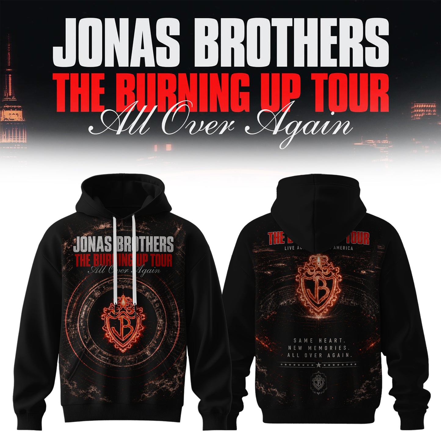 The Burning Up Tour All Over Again Hoodie