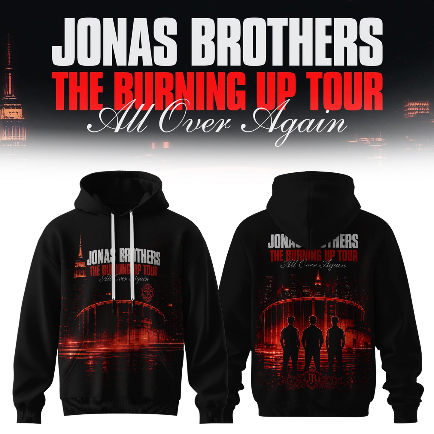 The Burning Up Tour All Over Again Hoodie