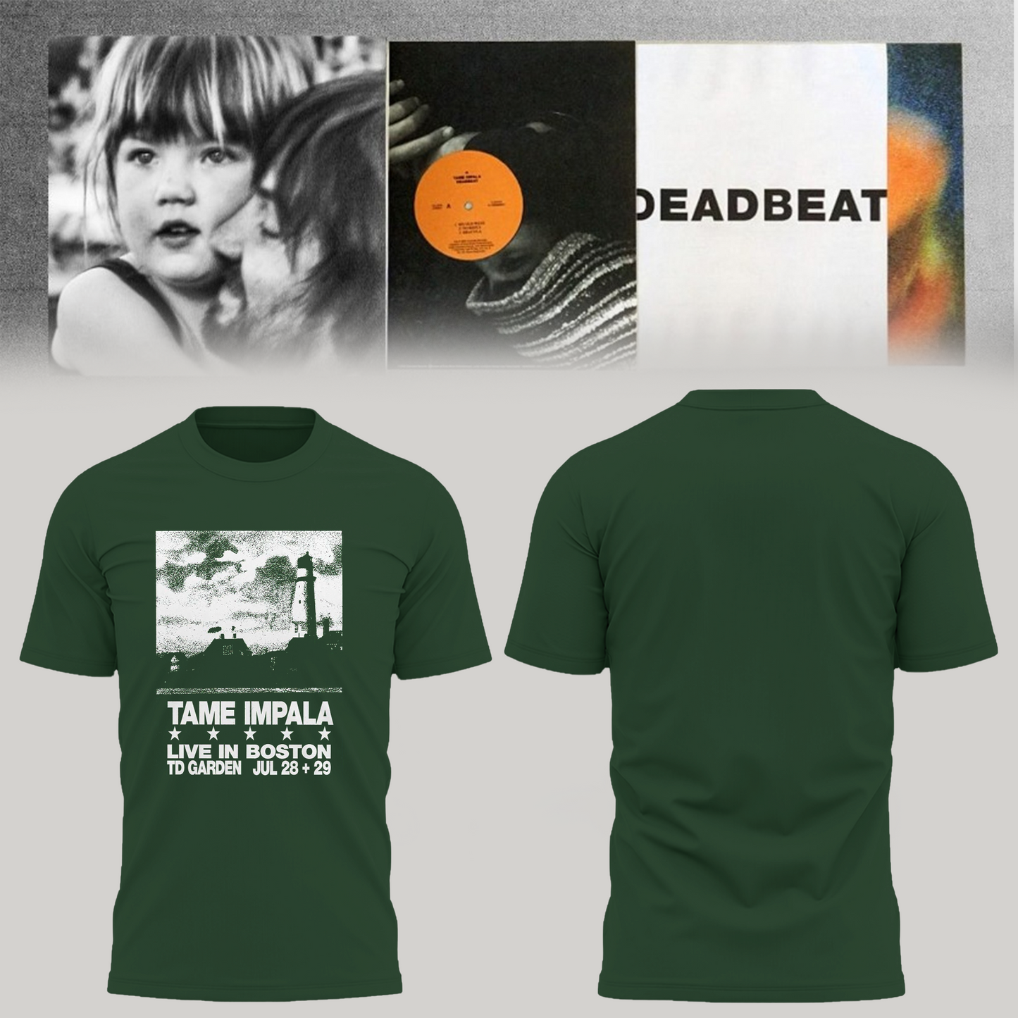 Tame Impala “Deadbeat Tour” AT TD Garden, Boston, MA – Tshirt