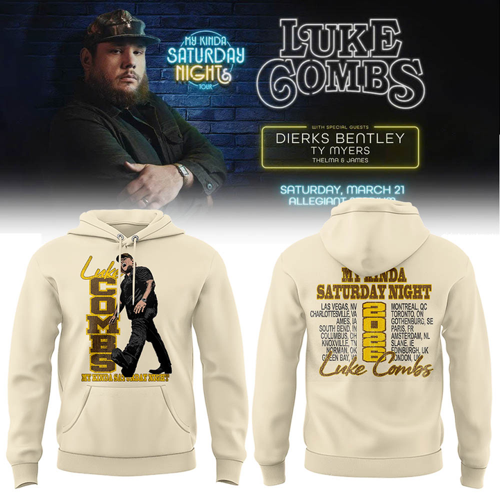 My Kinda Saturday Night Tour - Country Music LC 2026 Hoodie