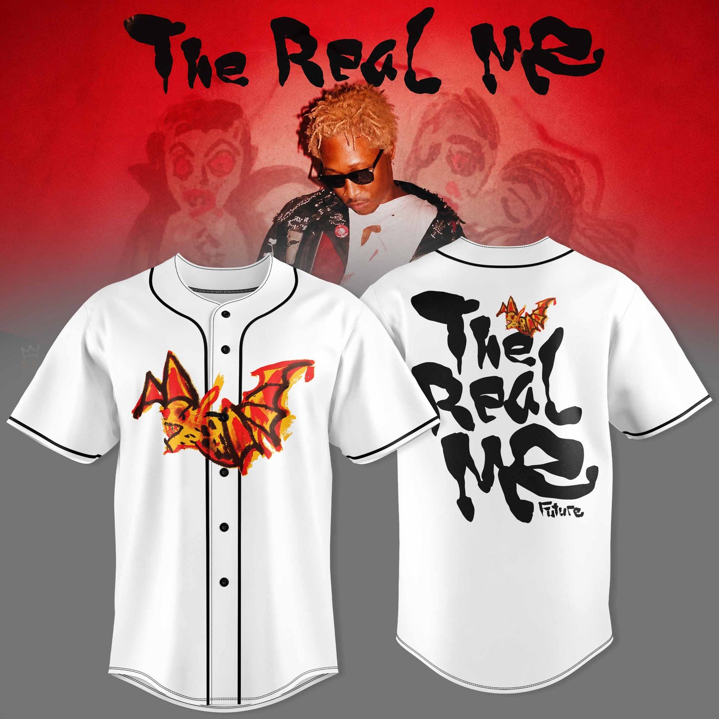 The Real Me Premium 3D Baseball Jersey – JS 2 Style