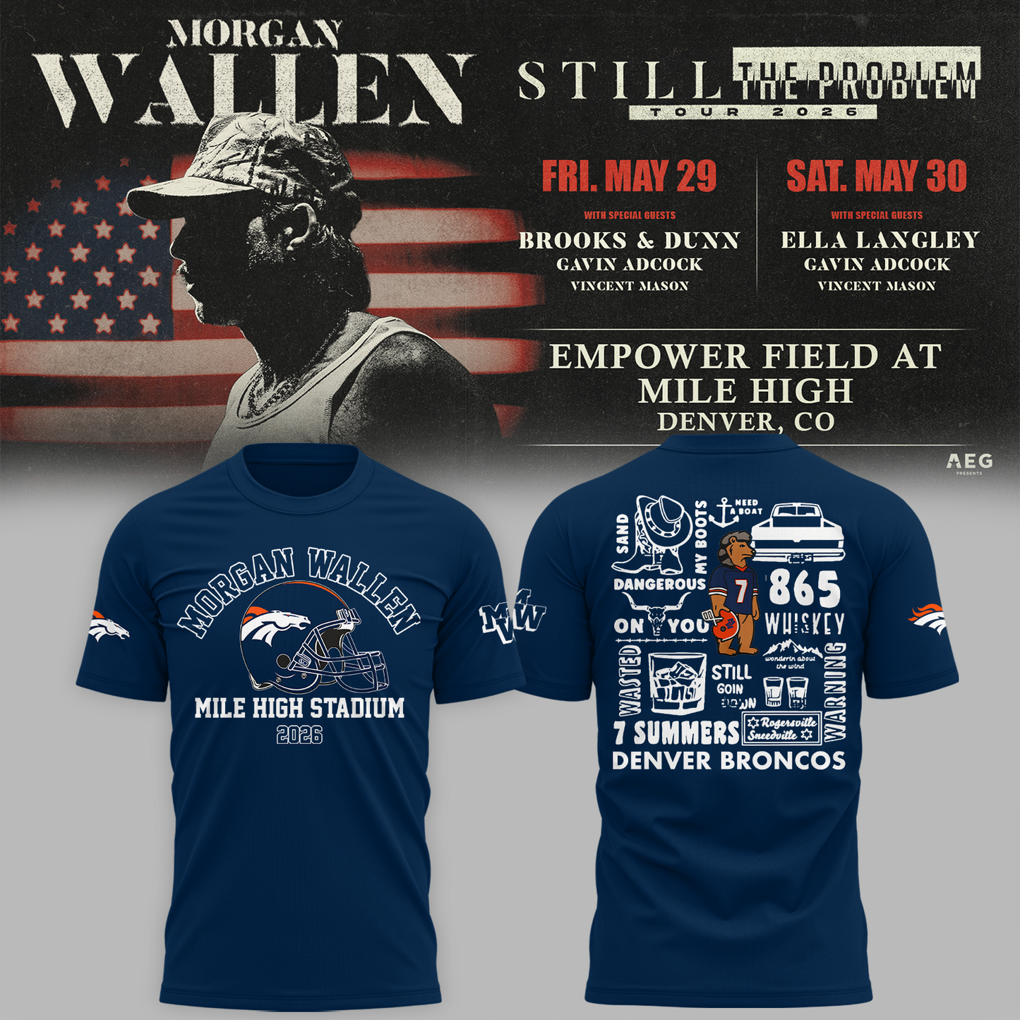 Limited Edition MWallen x DenverBs Tshirt 2026