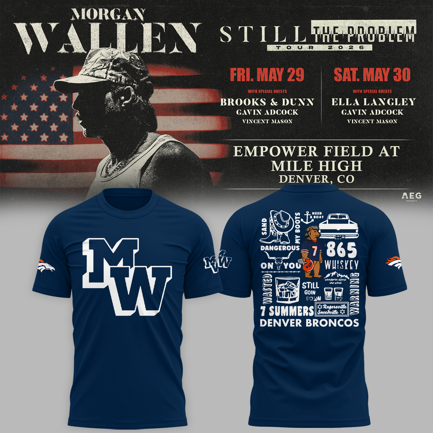 Limited Edition MWallen x DenverBs Tshirt 2026