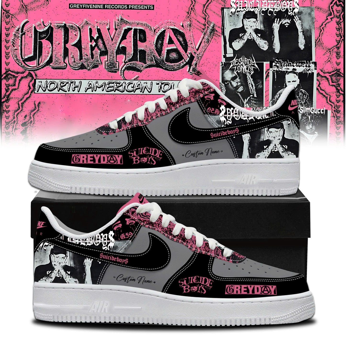 Grey day 2026 – North American Tour _AF1 Sneakers