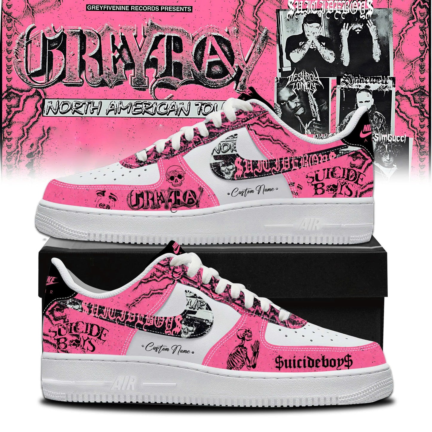 Grey day 2026 – North American Tour _AF1 Sneakers
