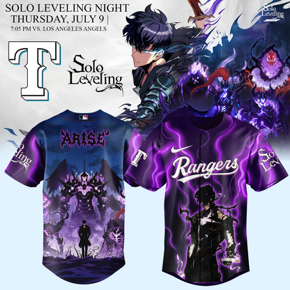 __.Texas Rangers x Solo Leveling Limited Jersey 2