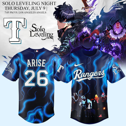 __.Texas Rangers x Solo Leveling Limited Jersey