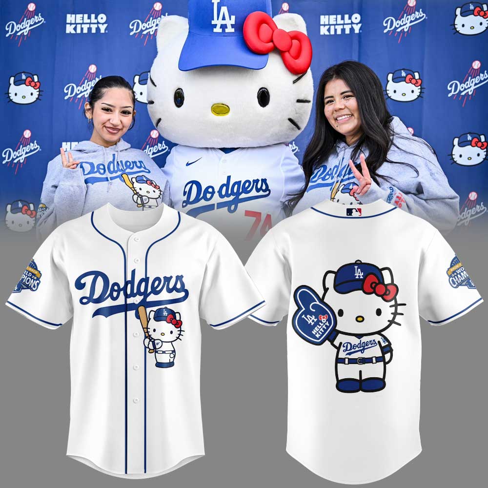 Los Angeles Dodgers. Hello Kitty 2026 Limited Edition Jersey