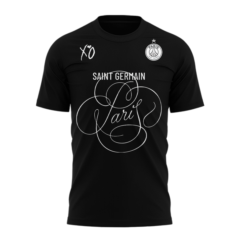 Paris Saint-Germain F.C. x The Weekend Black Tshirt 2026