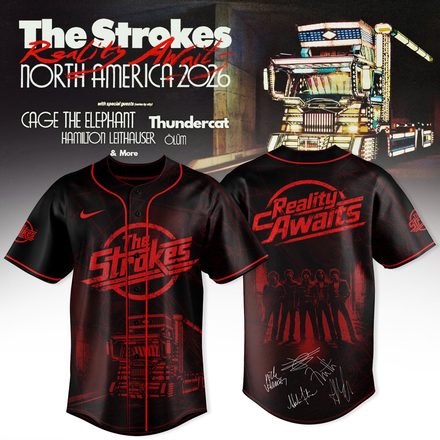 _ The Strokes Reality Awaits Tour 2026 Edition Jersey