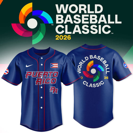 Puerto Rico Baseball 2026 World Baseball Classic Jersey Limited