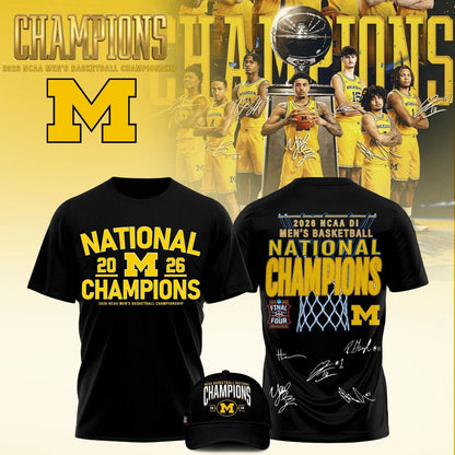 Basketball x Michigan Champions 2026 Limited Edition Tshirt