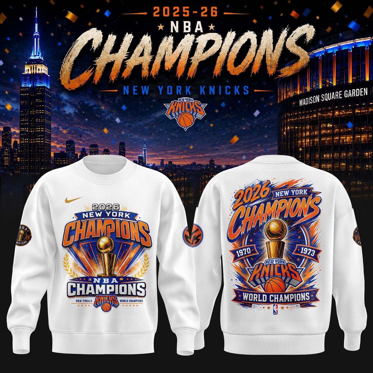 _New York Knick 2026  Champions Sweater