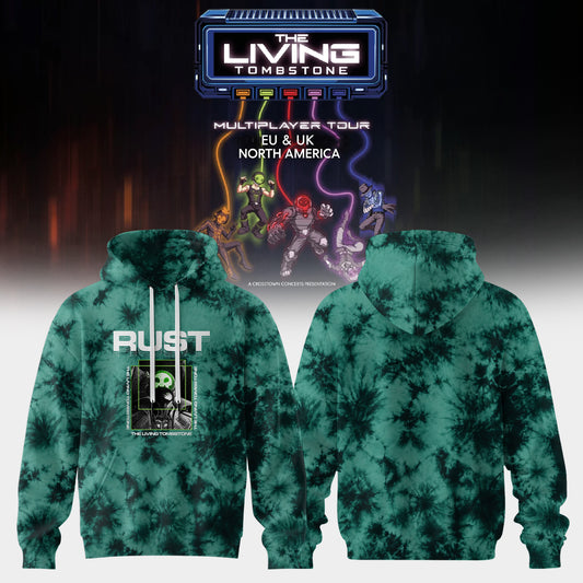 The Living Tombstone: Multiplayer Tour 2026 Limited Hoodie – Rust