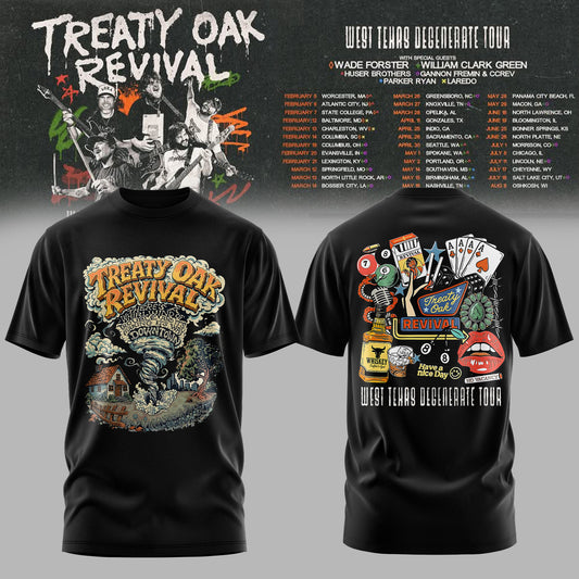 _Treaty Oak Revival – West Texas Degenerate Tour Tee