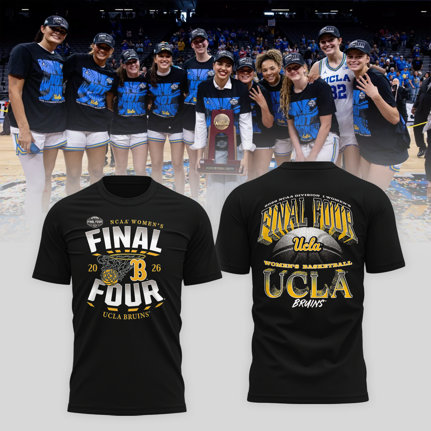 UCLA 2026 Women’s Basketball Five Four Tshirt Limited Edition