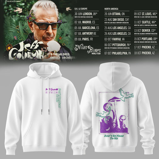 JEFF GOLDBLUM LIMITED EDITION TOUR HOODIE COLLECTION