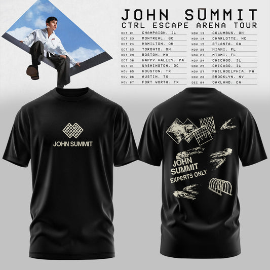 John Summit – CTRL ESCAPE Arena Tour 2026 T-shirt