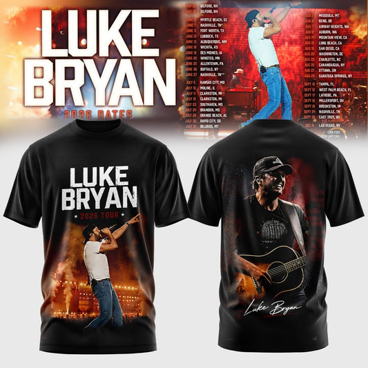LUKE BRYAN 2026 TOUR MERCH – COUNTRY NIGHTS TEE