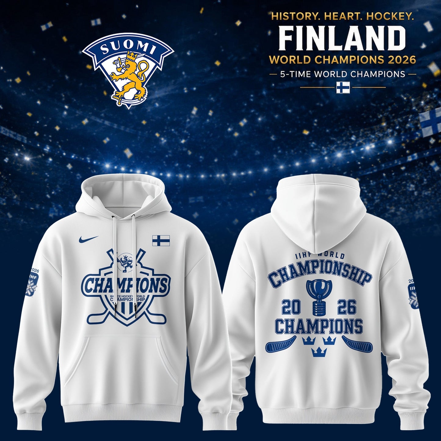 Finland Hockey World Champions 2026 🇫🇮🏆