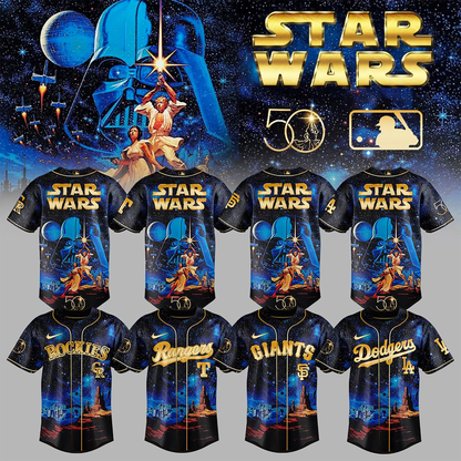 _.Star Wars Edition Baseball Jersey