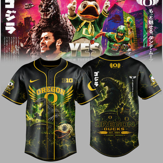 _ Oregon Ducks x Godzilla Edition Jersey