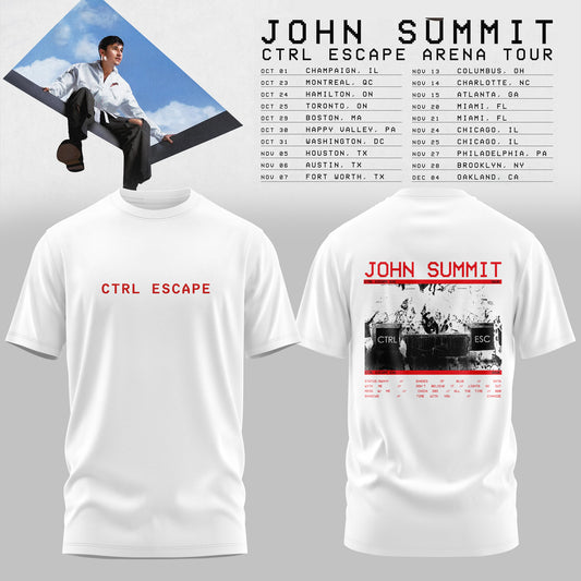 John Summit – CTRL ESCAPE Arena Tour 2026 T-shirt