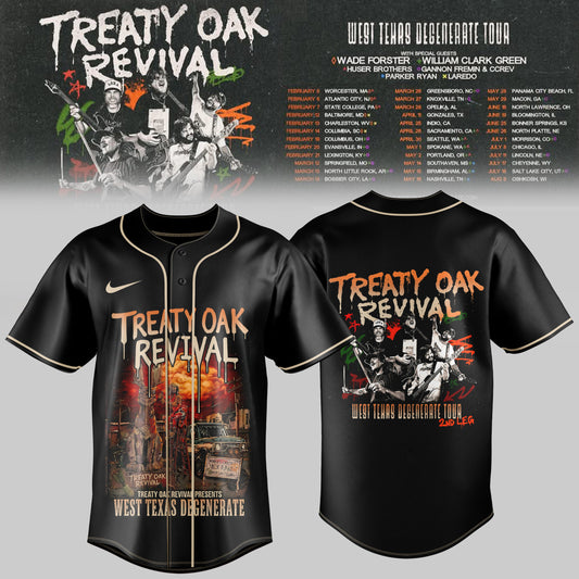 _Treaty Oak Revival – West Texas Degenerate Tour Jersey
