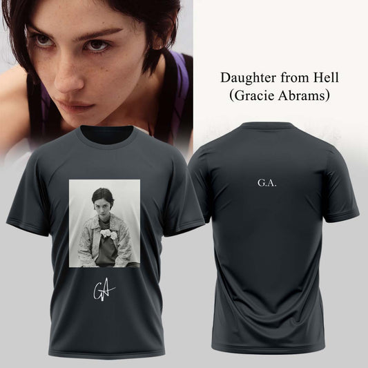 Gracie Abrams Daughter from Hell Signed TShirt
