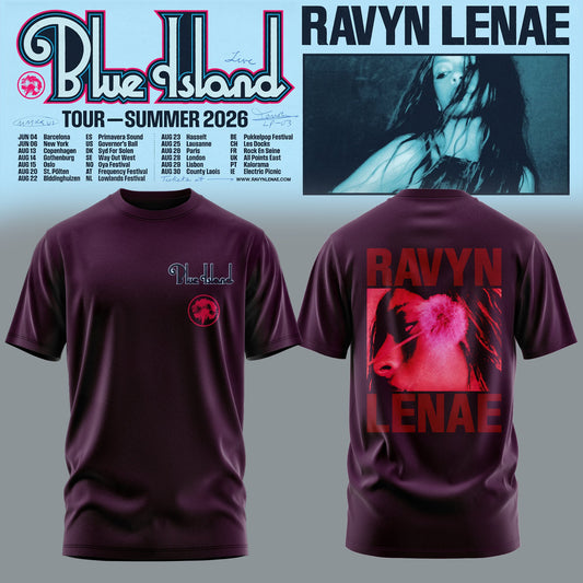 Ravyn Lenae “Blue Island” Tour Tshirt Collection Is Here