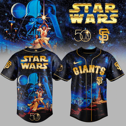 _.Star Wars Edition Baseball Jersey