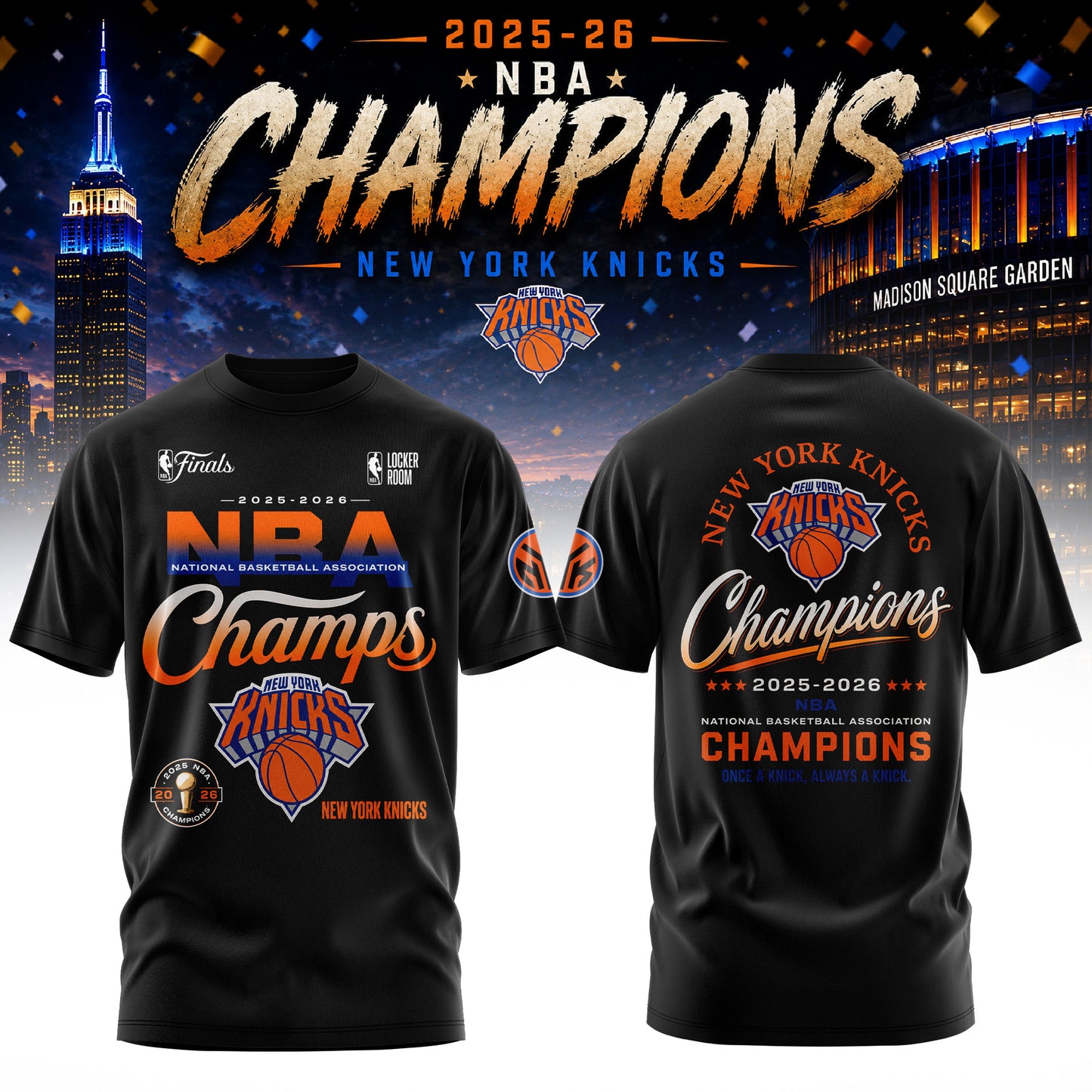 _ New York Knick 2026 Champions Tshirt