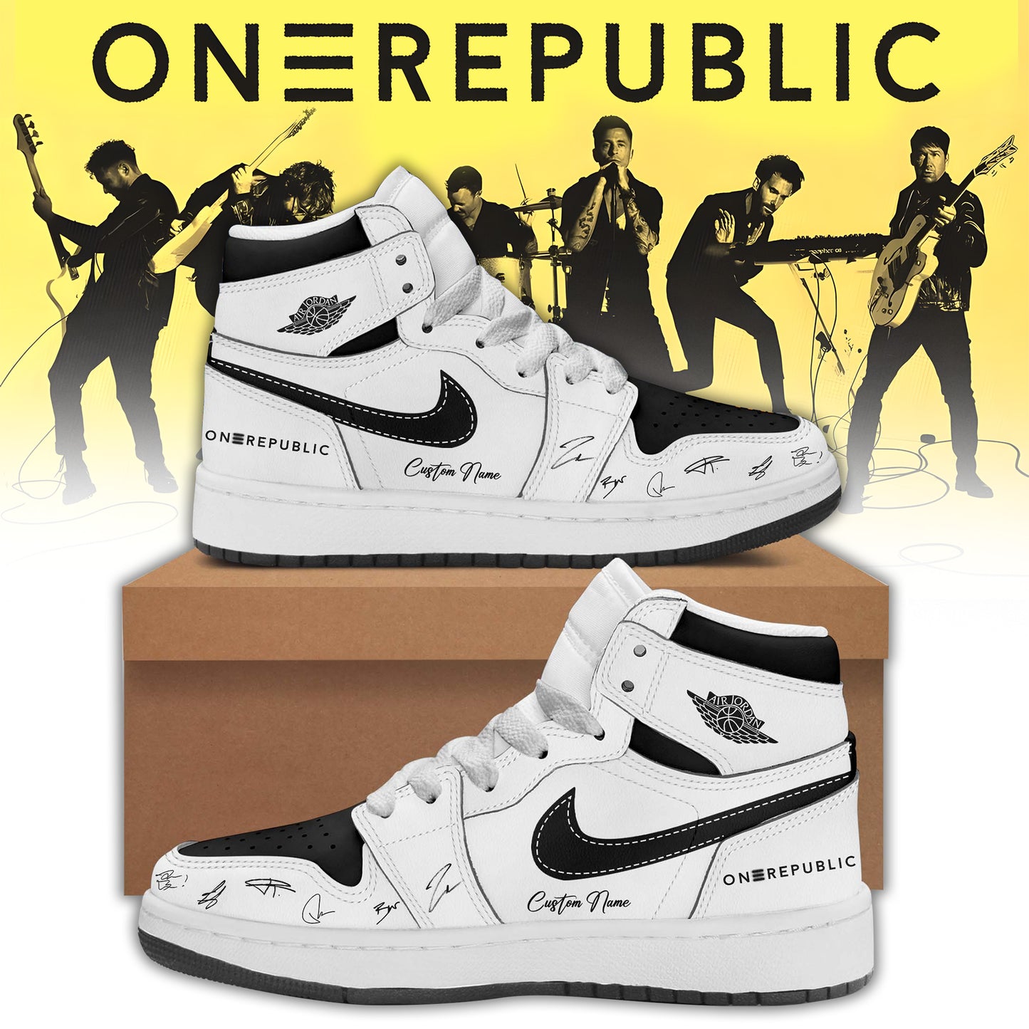 .OneRepublic Official Tour Shoes