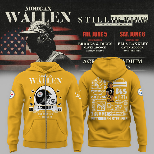 🔥 MW x Pittsburgh Stadium Tour 2026 Limited Edition Zip Hoodie