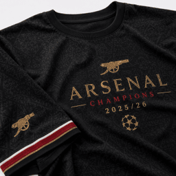Arsenal F.C. | Premium UEFA Champions League 2025/26 3D Shirt TD