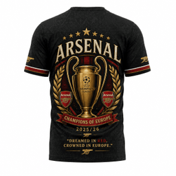 Arsenal F.C. | Premium UEFA Champions League 2025/26 3D Shirt TD