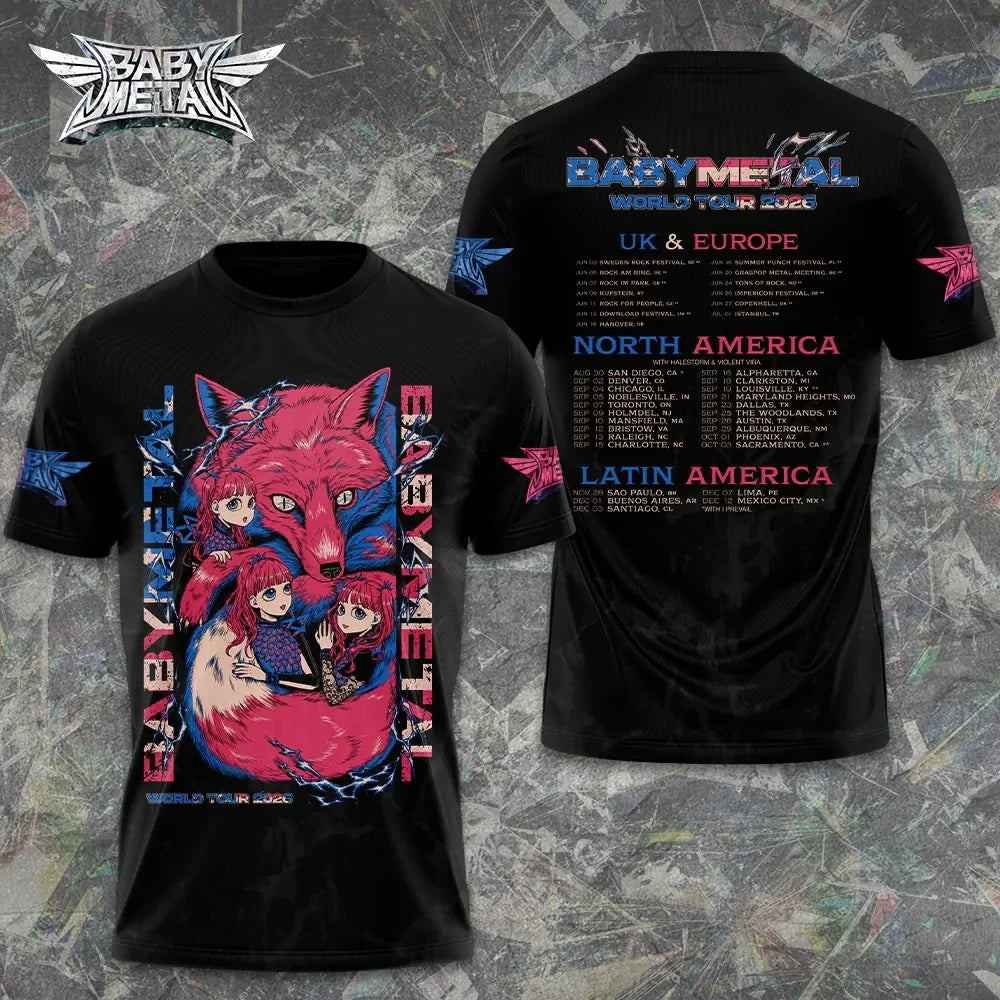 Baby Metal Tour Merch Tee
