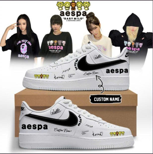 aespa x BAPE signed Shoes 21