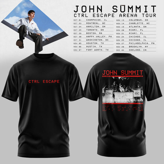 John Summit – CTRL ESCAPE Arena Tour 2026 T-shirt