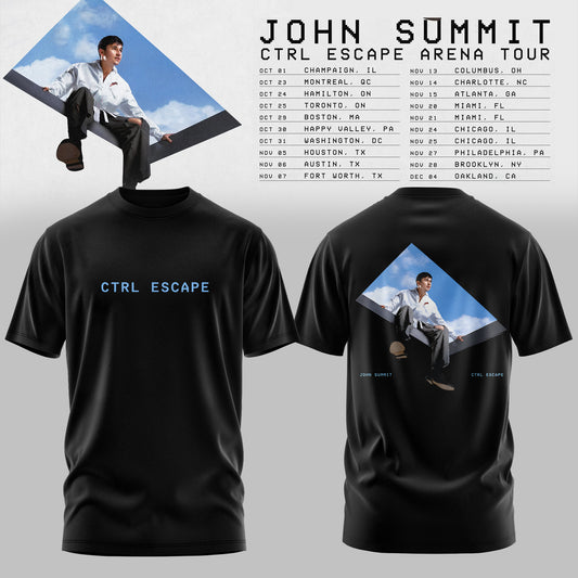 John Summit – CTRL ESCAPE Arena Tour 2026 T-shirt