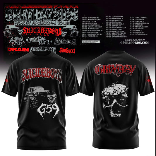Greyday 2026 – North American Tour T-Shirt