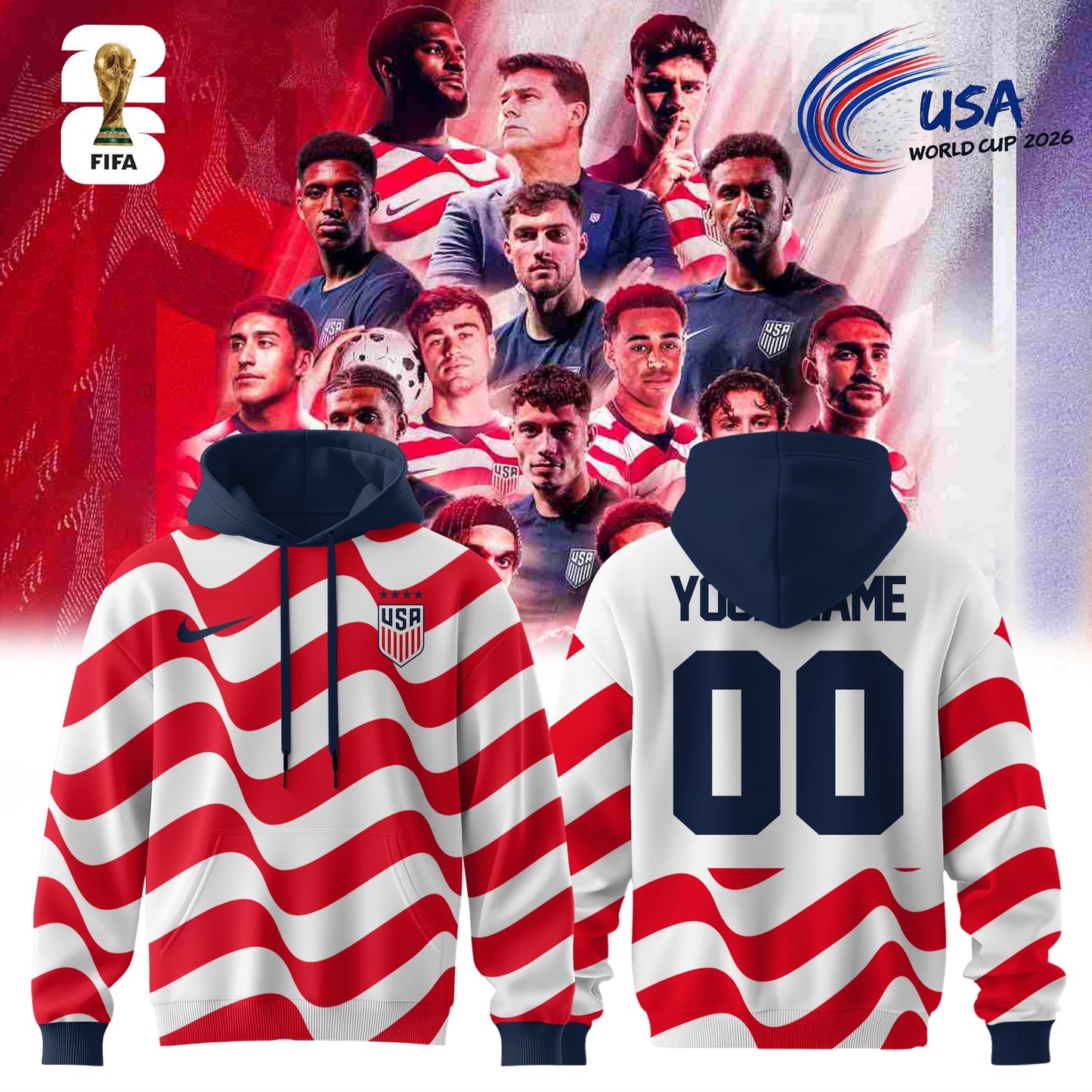 _,United States World Cup 2026 – Limited Edition Home Hoodie – Custom name