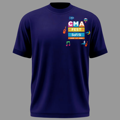 Limited Edition CMA FEST All Singers Line Up Tshirt 2026