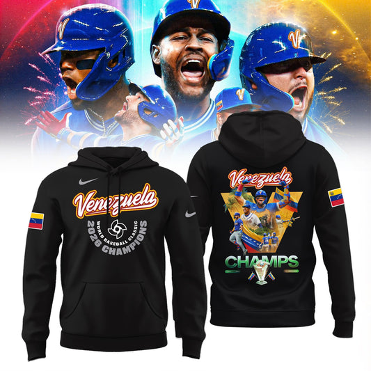 🏆️🏆️🏆 Venezuela Baseball World Baseball Classic Champions 2026 Hoodie