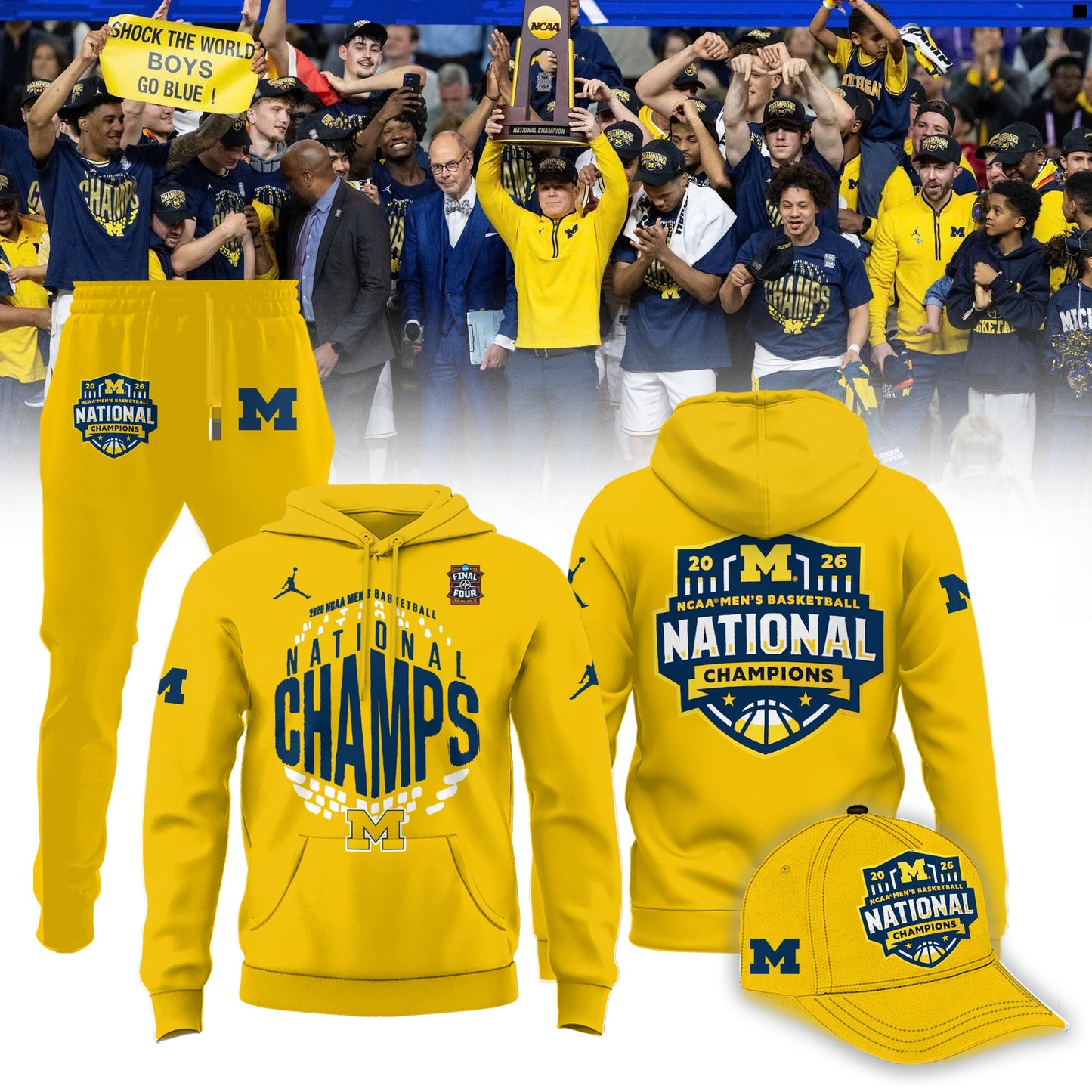 Basketball x Michigan Champions 2026 Limited Edition Hoodie